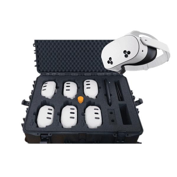 VR Expert set-6 pcs PICO 4 Ultra VR headsets, case, tablet, router, accessories 