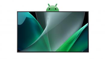 Широкоформатен дисплей SHARP MultiSync ME552, 55", UHD, 450cd/m2, D-LED backlight, 18/7 proof, Android 13 OS