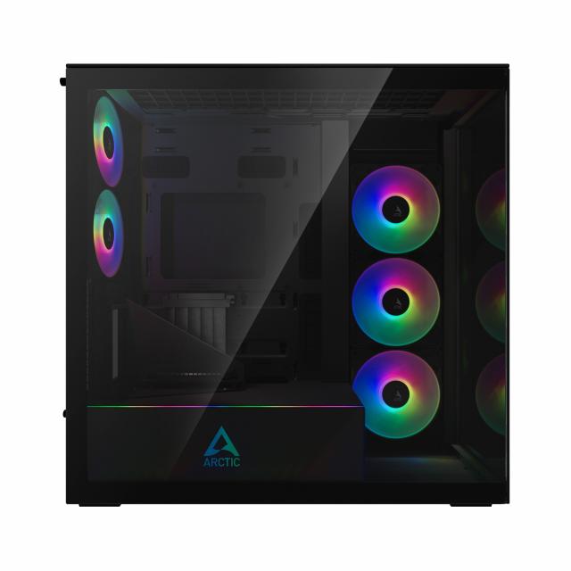 Кутия за компютър Arctic Xtender VG Mirror - Black Mid-Tower 