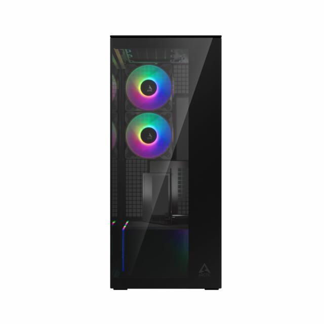 Кутия за компютър Arctic Xtender VG Mirror - Black Mid-Tower 