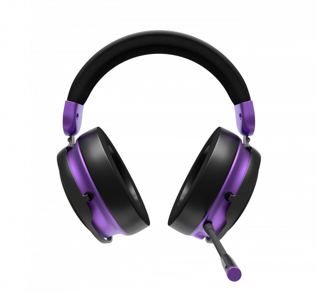 Геймърски безжични слушалки Dark Project Sono Wireless - Black/Violet 