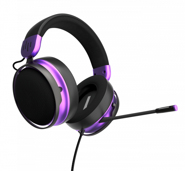 Геймърски слушалки Dark Project Sono Wired - Black/Violet 