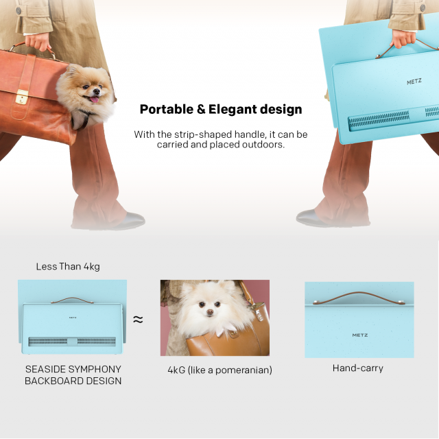 METZ Портативен телевизор  24MPE7000Y 24" LED FHD(1920x1080) GoogleTV, HDR10, син 