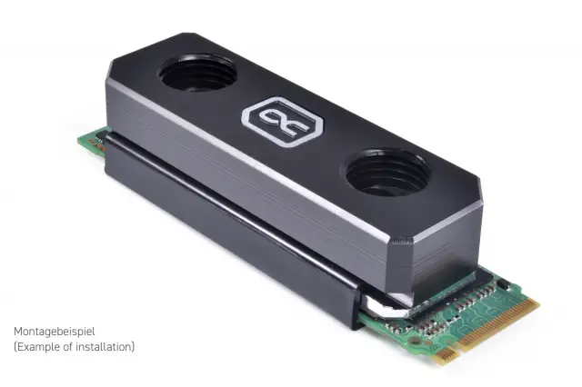 Охладител за SSD Alphacool HDX Apex Acetal M.2 2280 SSD Cooler 