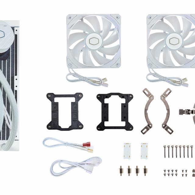 CPU AIO Cooler Master ML240L Core ARGB White 