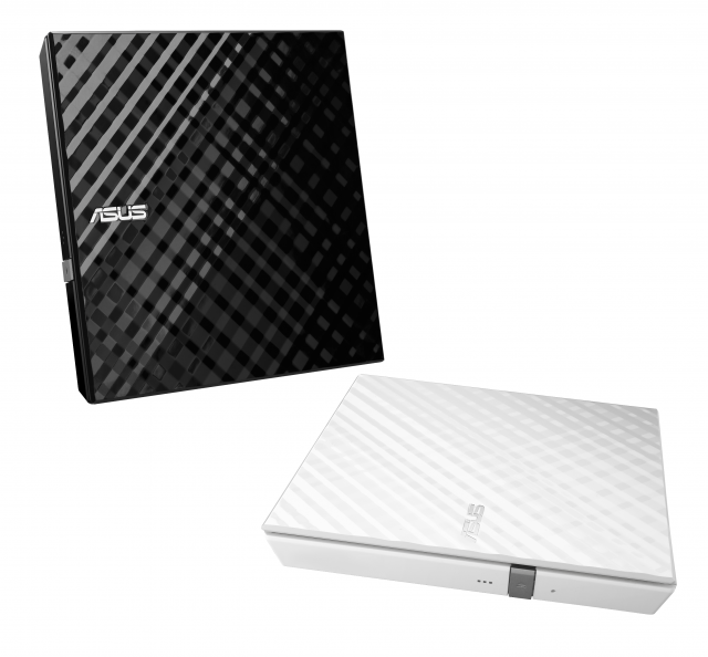 Външно USB DVD записващо устройство ASUS SDRW-08D2S-U LITE, USB 2.0, черно 