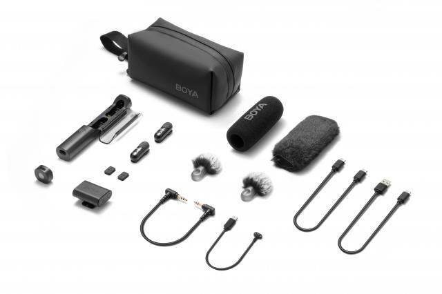 Безжична система микрофони All-in-One BOYA MAGIC 03 - USB-C 