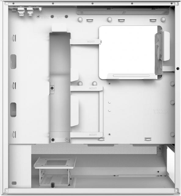 Кутия NZXT H5 Flow 2024 White, Mid-Tower 