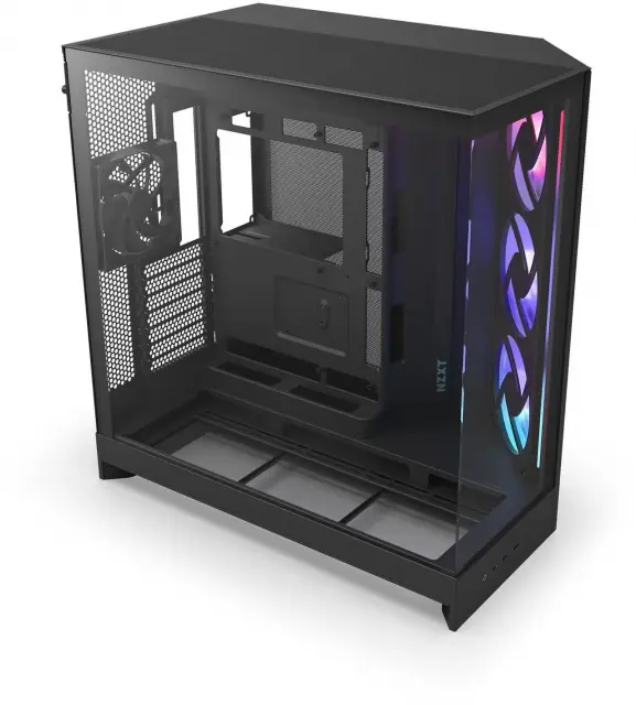 Кутия NZXT H9 Flow RGB Dual-Chamber - Black 