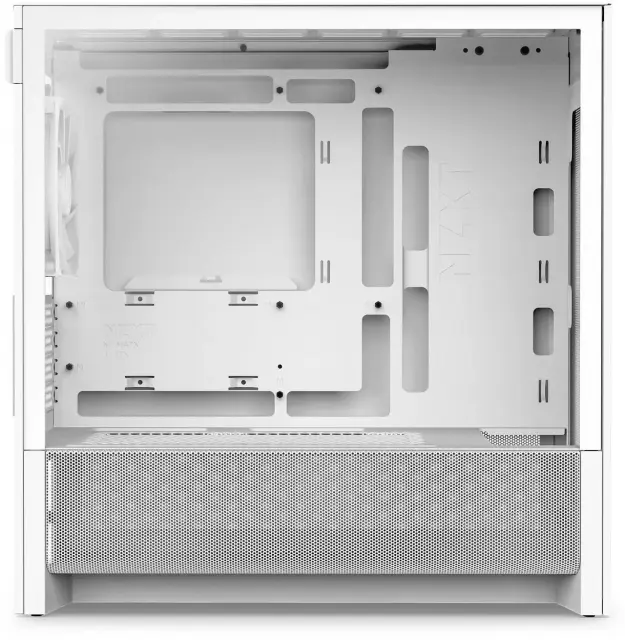 Кутия NZXT H3 Flow 2025 All White Micro-ATX Tower 