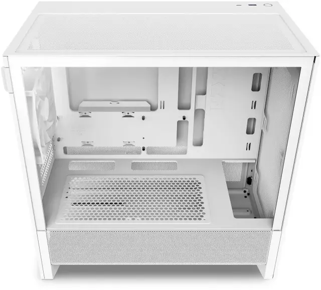 Кутия NZXT H3 Flow 2025 All White Micro-ATX Tower 