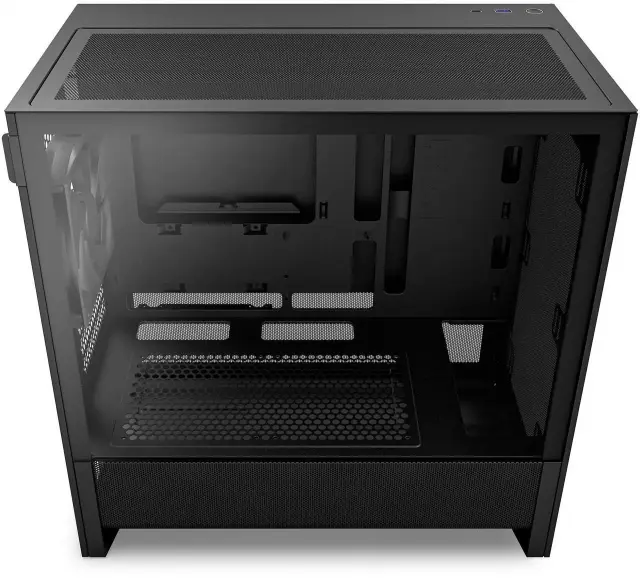 Кутия NZXT H3 Flow 2025 Micro-ATX Tower - Black 
