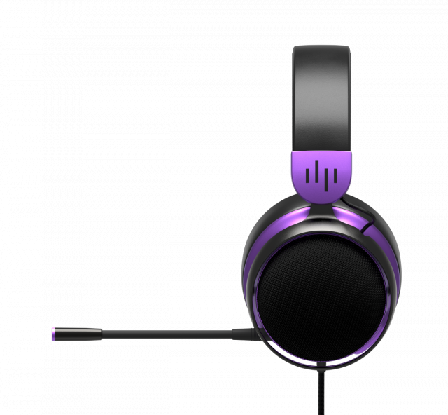 Геймърски слушалки Dark Project Sono Wired - Black/Violet 