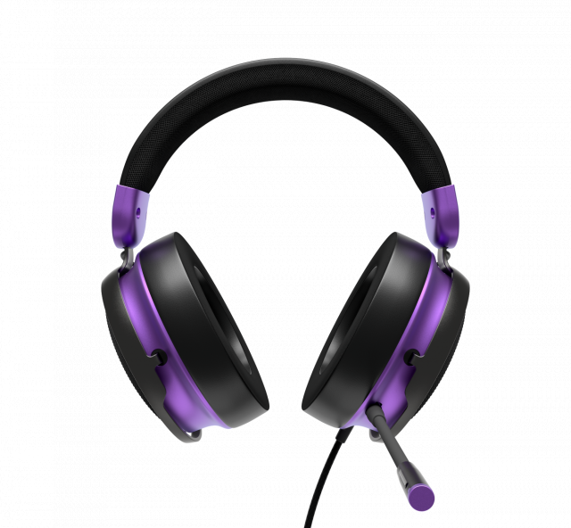 Геймърски слушалки Dark Project Sono Wired - Black/Violet 