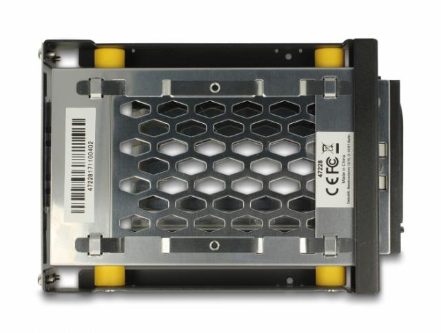 Delock 3.5″ Mobile Rack for 1 x 2.5″ SATA / SAS HDD / SSD with vibration protection 