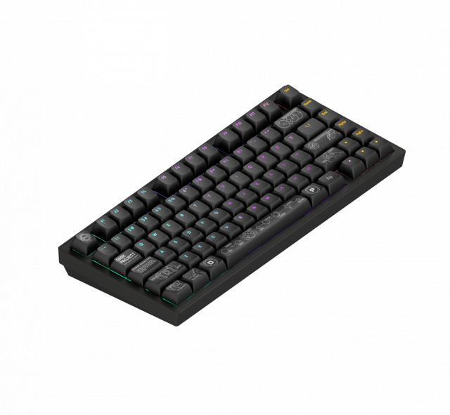 Геймърскa безжична клавиатура Dark Project ALU81A Terra Nova Black RGB 