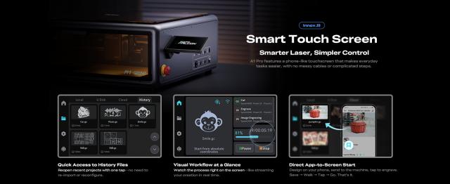 Машина за лазерно гравиране Creality Falcon A1 Pro 20W 