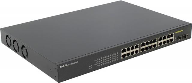 Switch ZYXEL GS1900-24HP, 24 port managed, Gigabit, PoE, Rack-Mount 