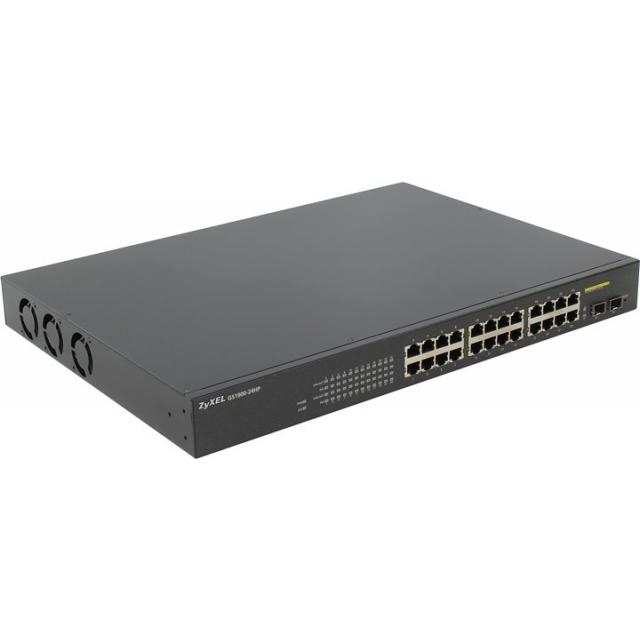 Switch ZYXEL GS1900-24HP, 24 port managed, Gigabit, PoE, Rack-Mount