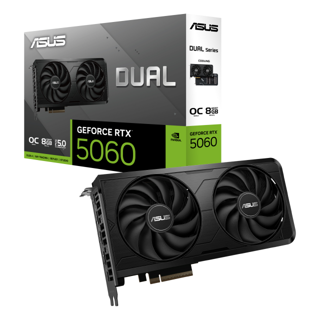 Graphic card ASUS DUAL RTX 5060 EVO OC 8GB GDDR7 
