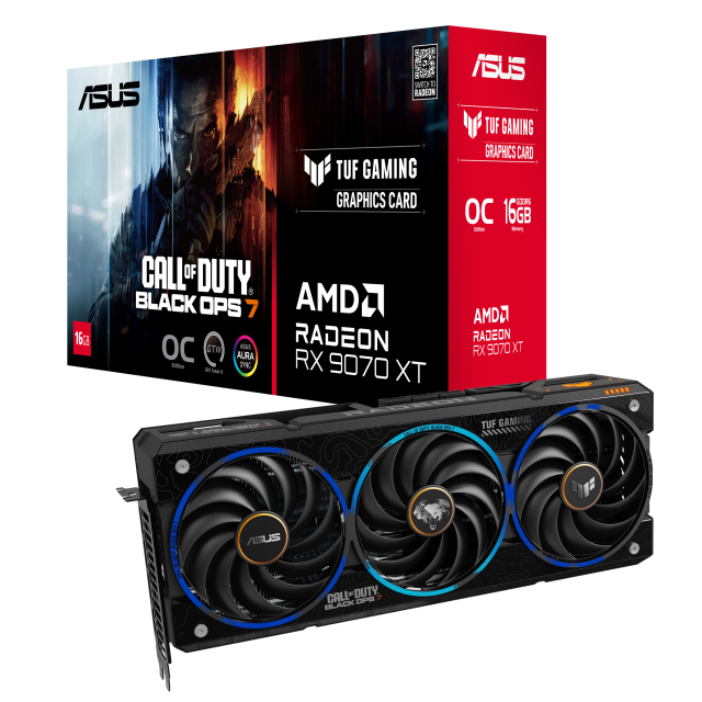 Видео карта ASUS TUF GAMING RADEON RX 9070 XT COD BO7 Speical Edition OC 16GB GDDR6 