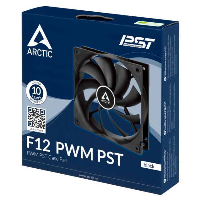 Вентилатор ARCTIC F12, 120 cm, PWM, PST, 1350 RPM 