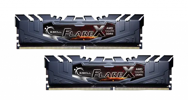 Памет G.SKILL Flare X 32GB(2x16GB) DDR4 3200MHz CL16 - F4-3200C16D-32GFX 