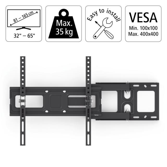 Hama TV Wall Bracket, 165 cm (65"), 220829 