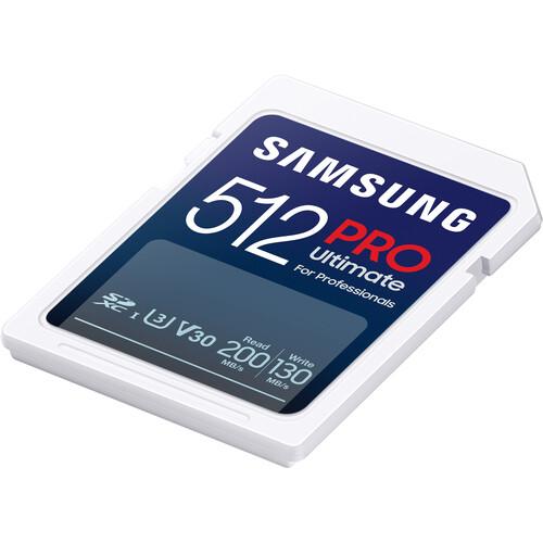 Карта памет Samsung 512GB PRO Ultimate SD Card Full-Size SDXC UHS-I , U3, V30 