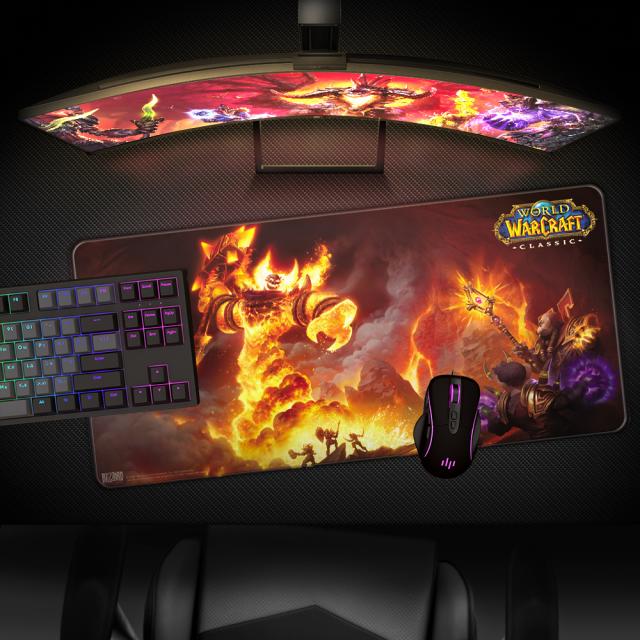 Геймърски пад World of WarCraft Classic - Ragnaros, XL 