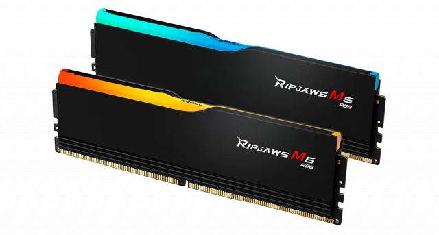 Memory G.SKILL Ripjaws M5 RGB Black 64GB(2x32GB) DDR5-6000 - Intel XMP 