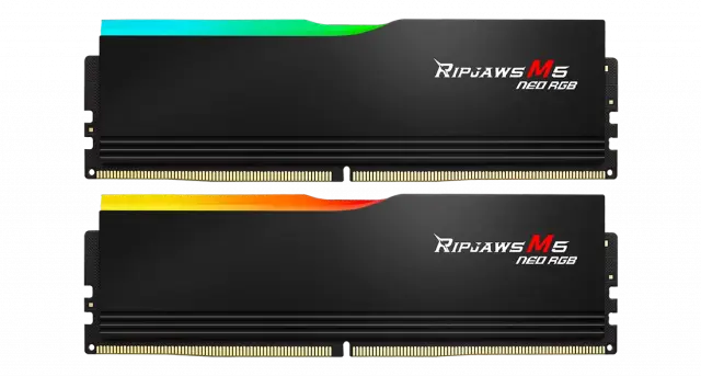 Memory G.SKILL Ripjaws M5 Neo RGB Black 32GB(2x16GB) DDR5-6000 - AMD EXPO 