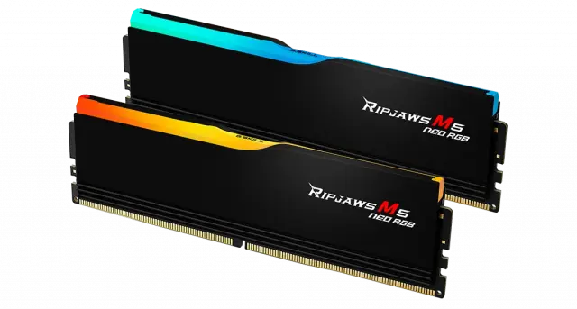 Memory G.SKILL Ripjaws M5 Neo RGB Black 32GB(2x16GB) DDR5-6000 - AMD EXPO 