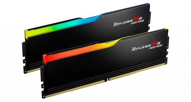 Memory G.SKILL Ripjaws M5 Neo RGB Black 32GB(2x16GB) DDR5-6000 - AMD EXPO 
