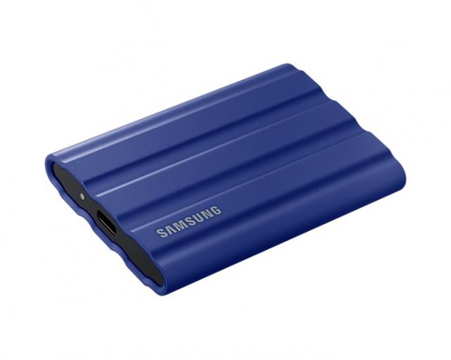External SSD Samsung T7 Shield, 1TB USB-C, Blue 
