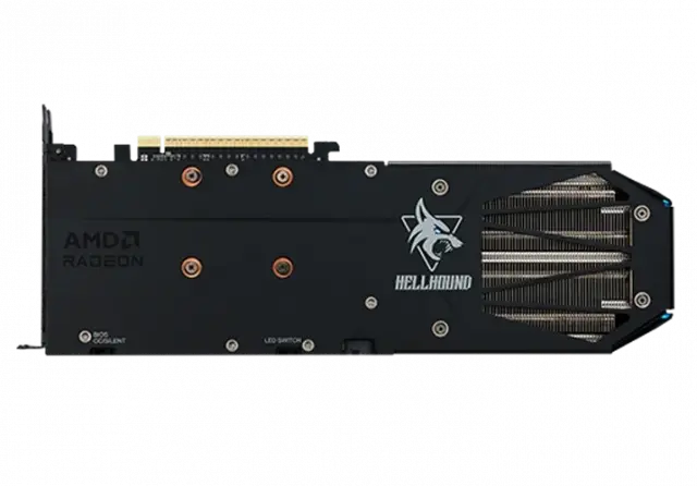 Graphic card PowerColor RADEON RX 9060 XT Hellhound OC 16GB GDDR6 
