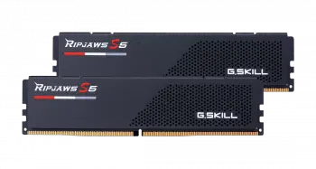Памет G.SKILL Ripjaws S5 Black 128GB(2x64GB) DDR5 6400MHz, CL36 - Intel XMP