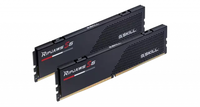 Памет G.SKILL Ripjaws S5 Black 128GB(2x64GB) DDR5 6400MHz, CL36 - Intel XMP 