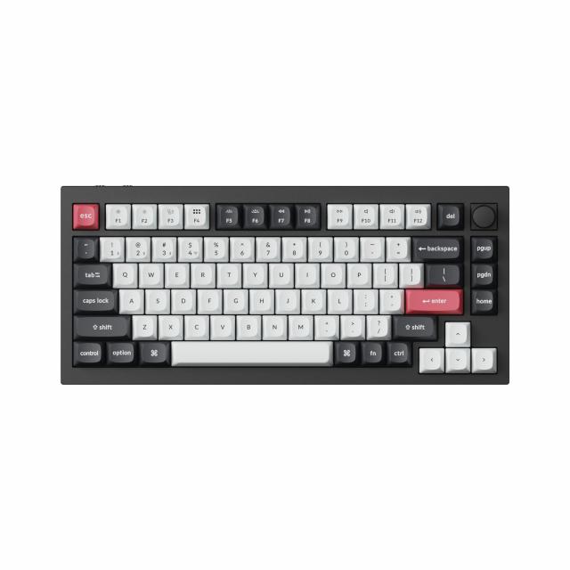 Механична клавиатура Keychron Q1 HE QMK 75% Carbon Black - Wireless 
