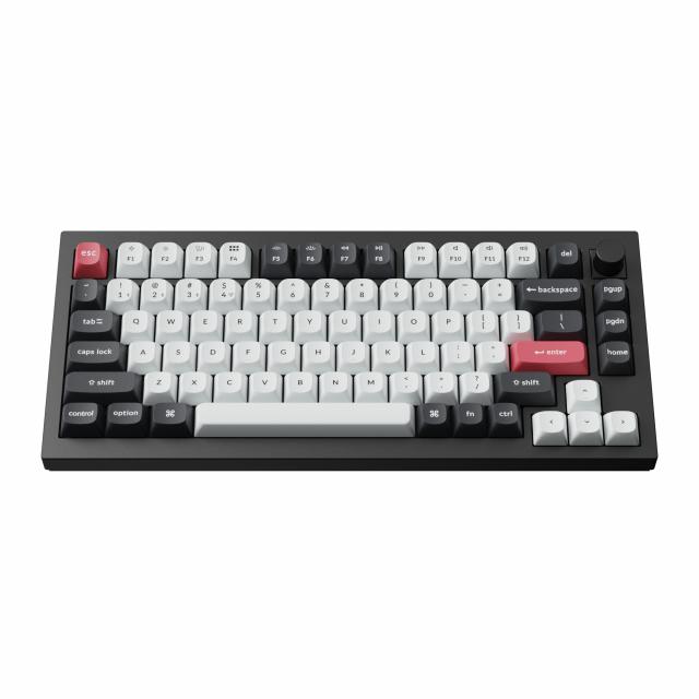 Механична клавиатура Keychron Q1 HE QMK 75% Carbon Black - Wireless 