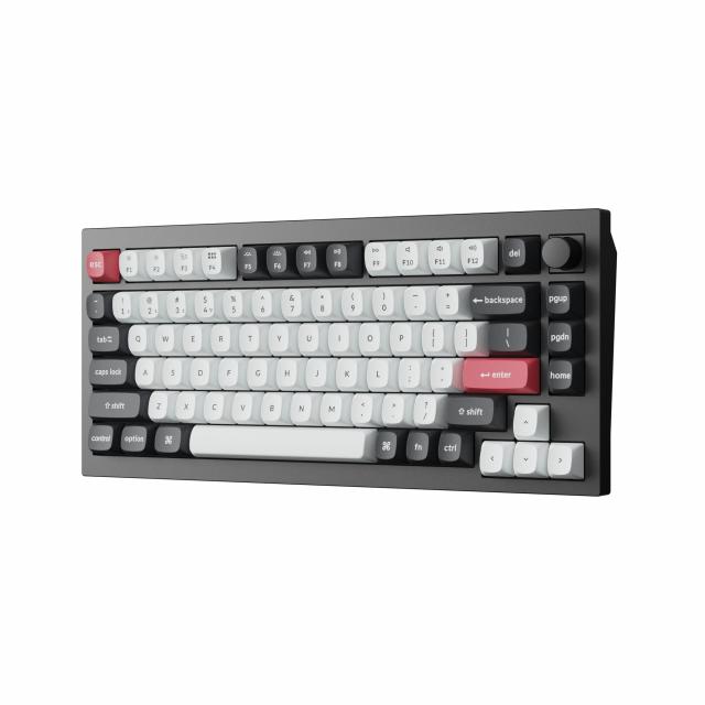Механична клавиатура Keychron Q1 HE QMK 75% Carbon Black - Wireless 