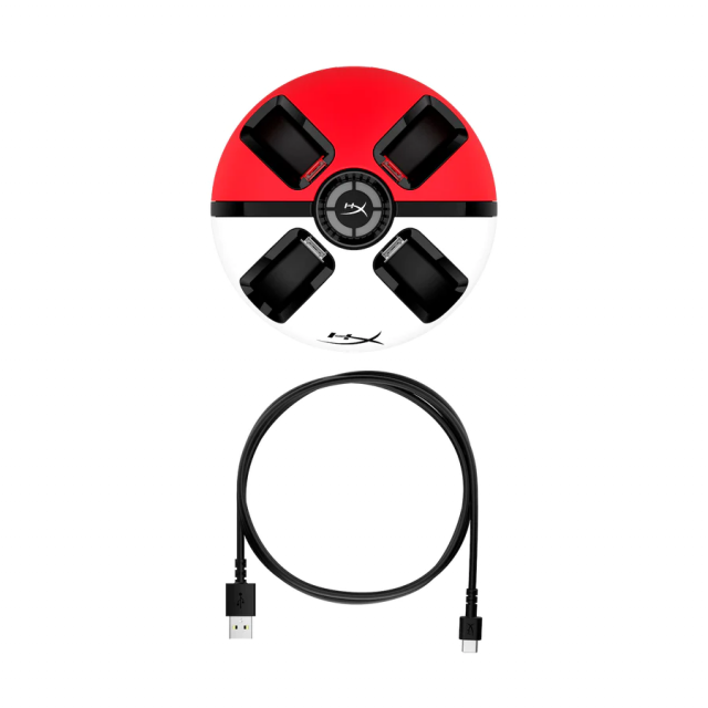 Charging Station HyperX ChargePlay Quad 2, Joy-Con Charging Station, White/Red 