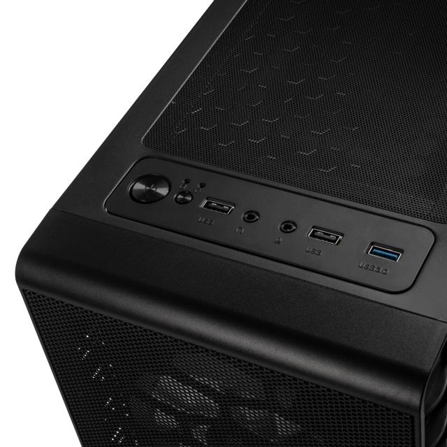 Case Kolink Observatory Lite Mesh RGB Mid-Tower, Black 