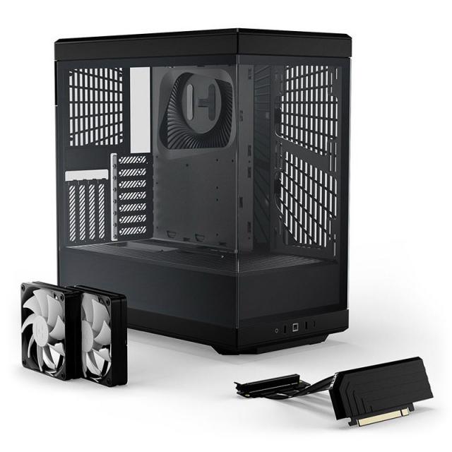 Case HYTE Y40 Tempered Glass, Mid-Tower, Black 
