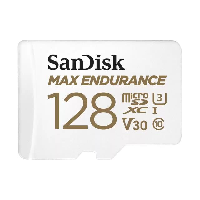 Карта памет SANDISK MAX Endurance, SD Адаптер, micro SDXC UHD, V30, 128GB, Class 10 