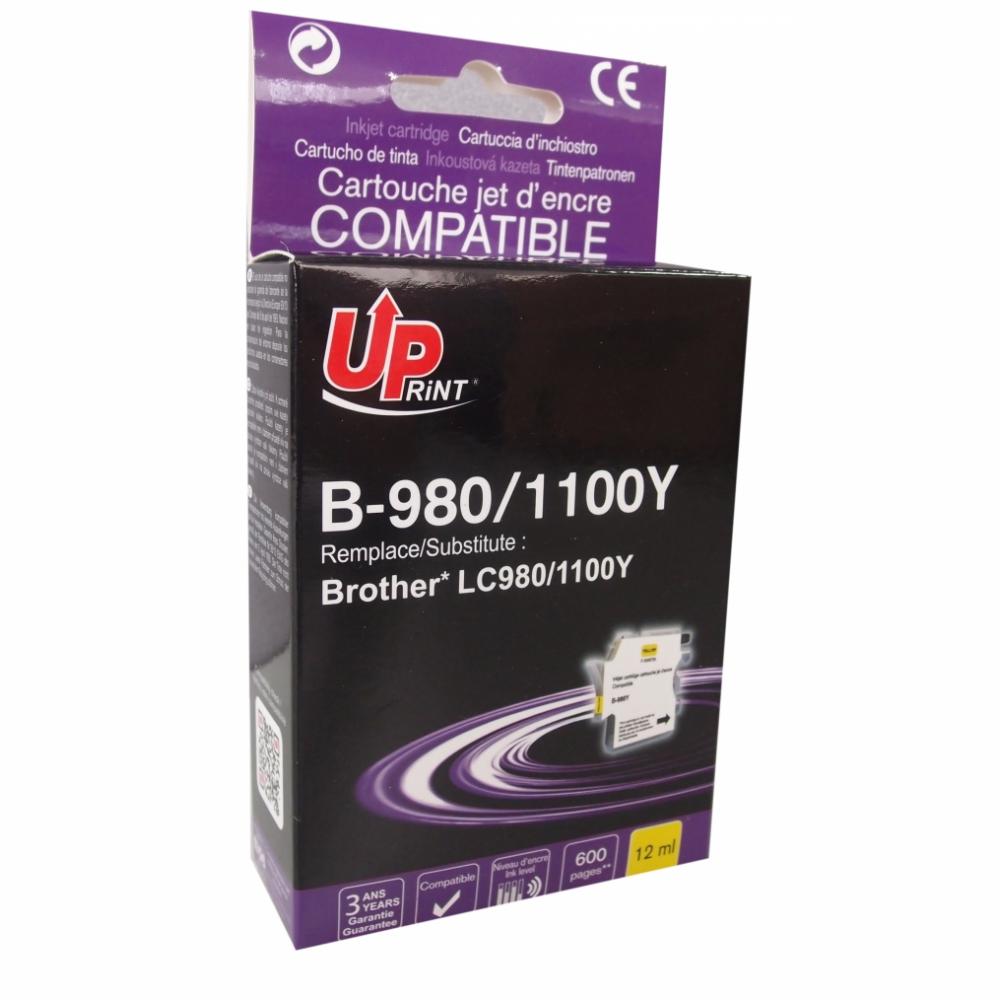 Uprint Мастилница UPRINT LC980/1100 BROTHER, Yellow на топ цена | ВАЛИ Компютърс
