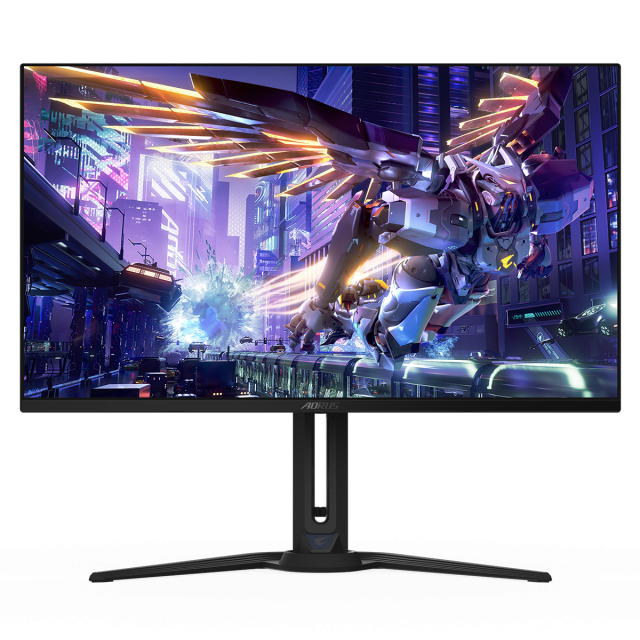 Гейминг монитор GIGABYTE AORUS FO32U2P, 31.5" QD-OLED, 4K UHD, 240Hz, 0.03ms, DP 2.1 UHBR20, Vesa ClearMR 13000, HDR 400, KVM 