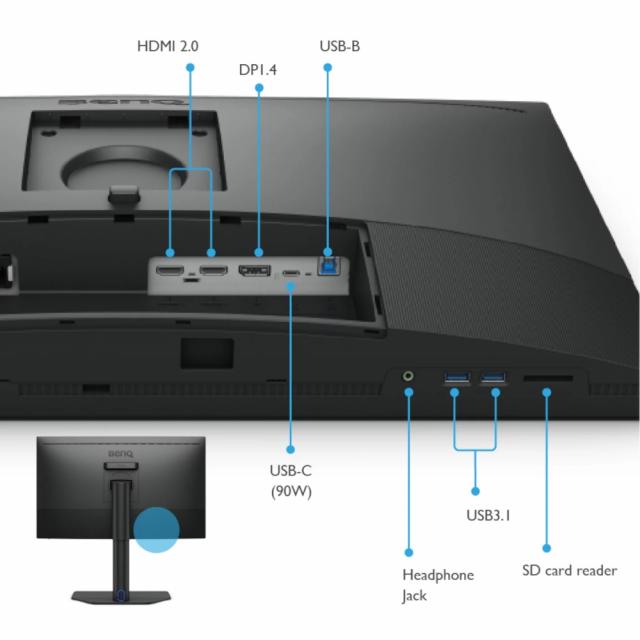 BenQ SW272U, 27 inch, 4K, 5ms, HDR10 
