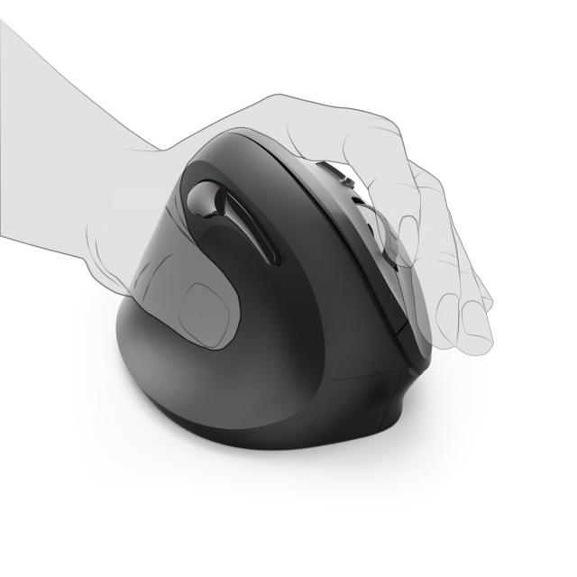 Hama Vertical, ergonomic EMW-500L" left-handed wireless mouse, 182697 