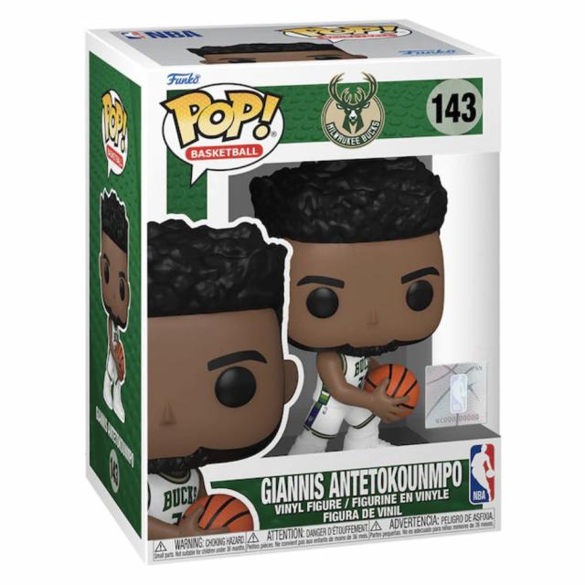 Funko POP! Basketball NBA: Milwaukee Bucks - Giannis Antetokounmpo (City Edition 2021) #143 